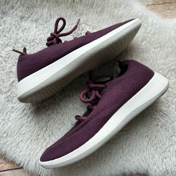 Allbirds Women’s Merino Wool Running Shoe in Berry Purple - Picture 6 of 12